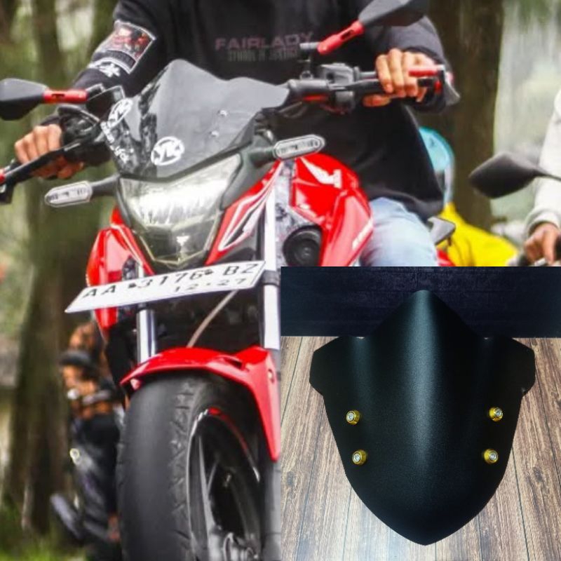 VISOR CB 150R SE MODEL TERBARU WINDSHIELD CB 150R NEW PLUS BAUT VARIASI