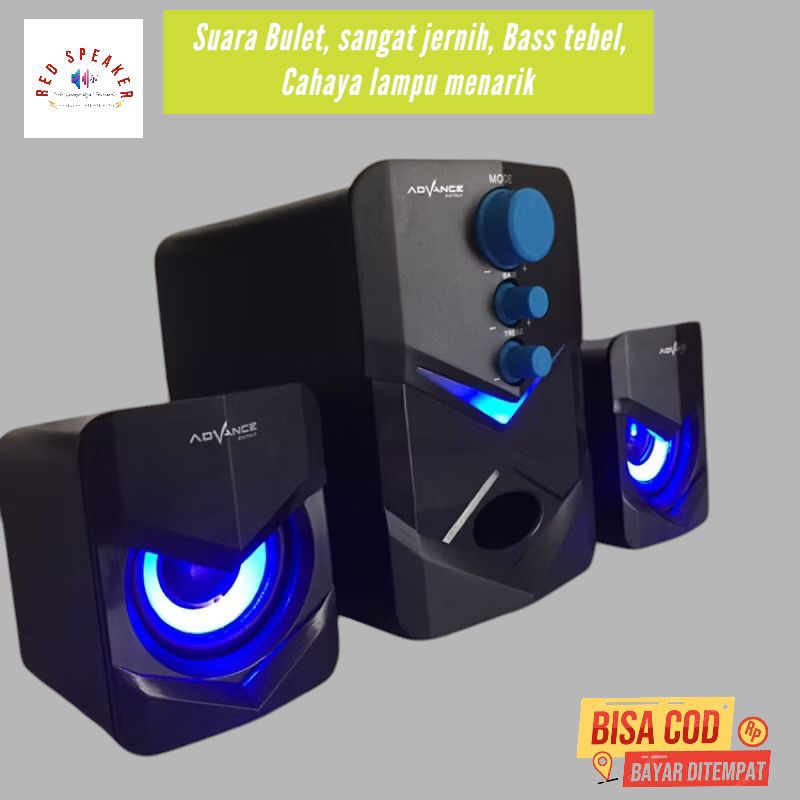 ADVANCE  SPEAKER-BLUETOOTH_  SUPER BASS Sound aktip advance cls201Bt spiker aktip subwofer