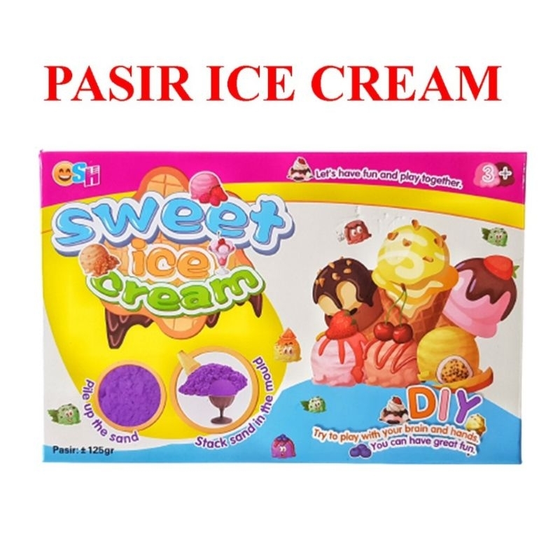 Pasir mainan anak cetakan pasir cetakan es krim