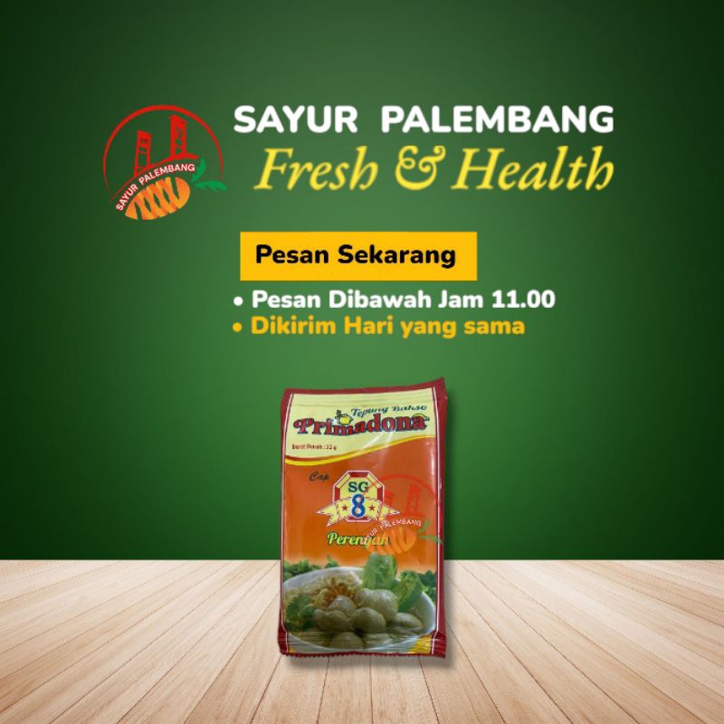 

Primadona Tepung Bakso Perenyah 32g - Sayur Palembang