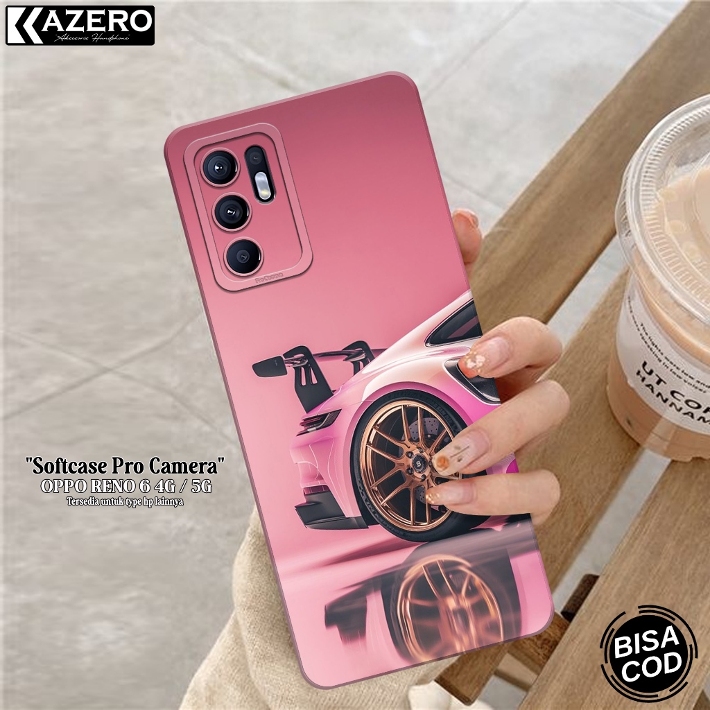Kesing OPPO RENO 6 4G / 5G Fashion Case Mobil Softcase OPPO RENO 6 4G / 5G Silikon Pro Camera Casing