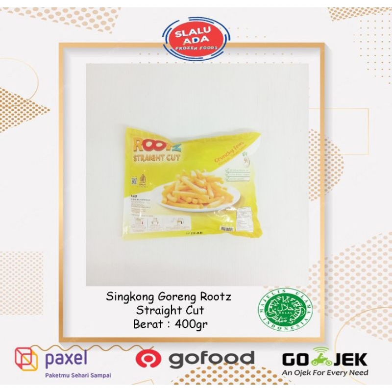 

Singkong Goreng Rootz Straighcut 400gr