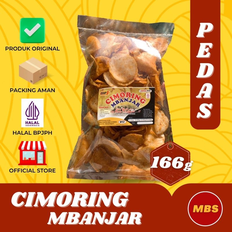 

CIMORING MBANJAR PEDAS ASIN 166g - MUBAROK SNACK