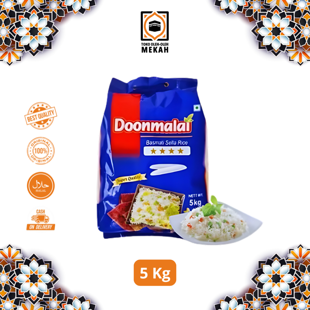 

[BEST SELLER] Doonmalai 5 kg Beras Basmati Sella Rice Premium