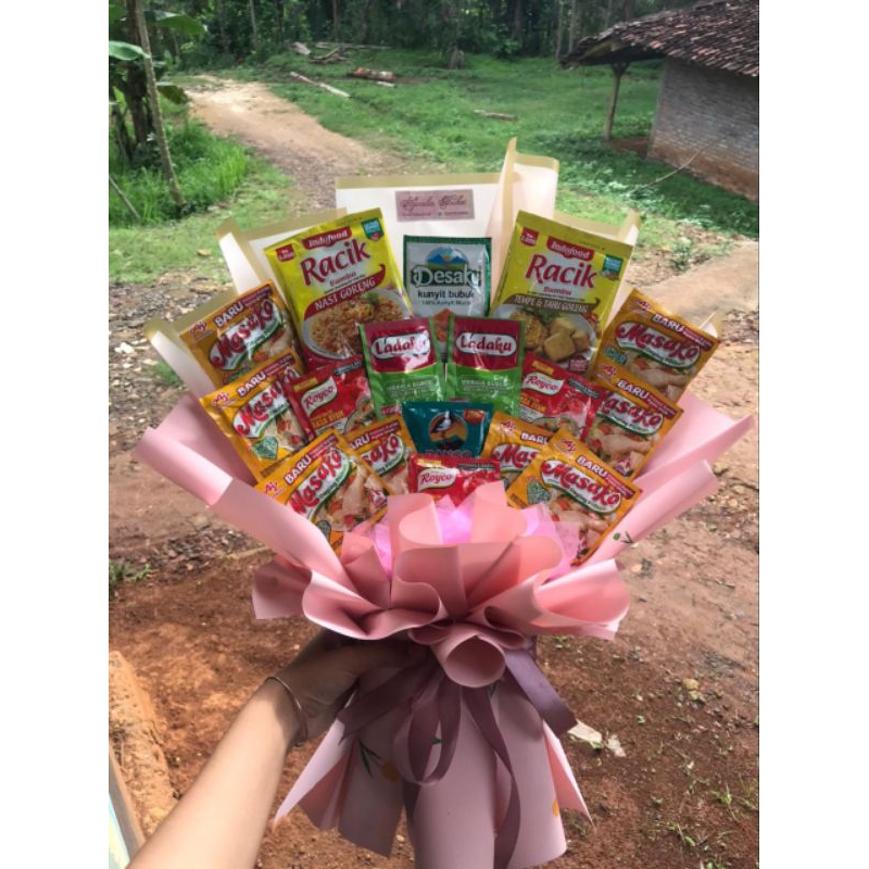 

Buket bumbu hadiah hari ibu hari guru hampers murah meriah