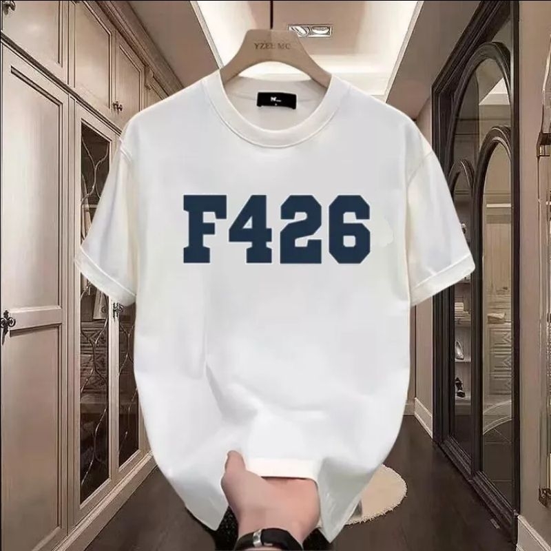 Korean Style Baju Kaos Oversize Corak Huruf Printing Baju Atasan Wanita Pria Hitam Kaos Oversize Pri
