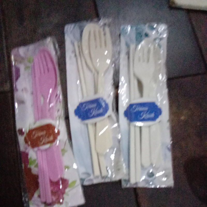 paket sendok garpu plastik