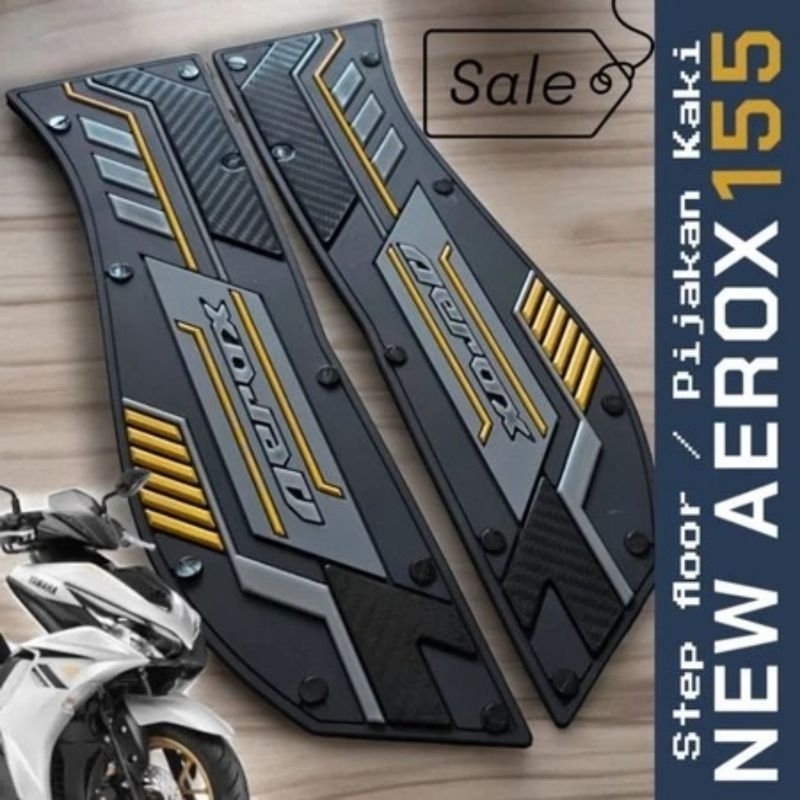 Karpet new AEROX 155- Pijakan kaki new AEROX 155-BORDESS PIJAKAN KAKI NEW AEROX 155