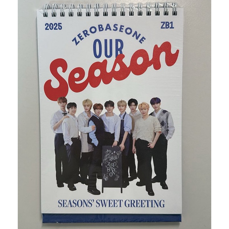 

Desk Calender Season Greetings 2025 Zerobaseone ZB1