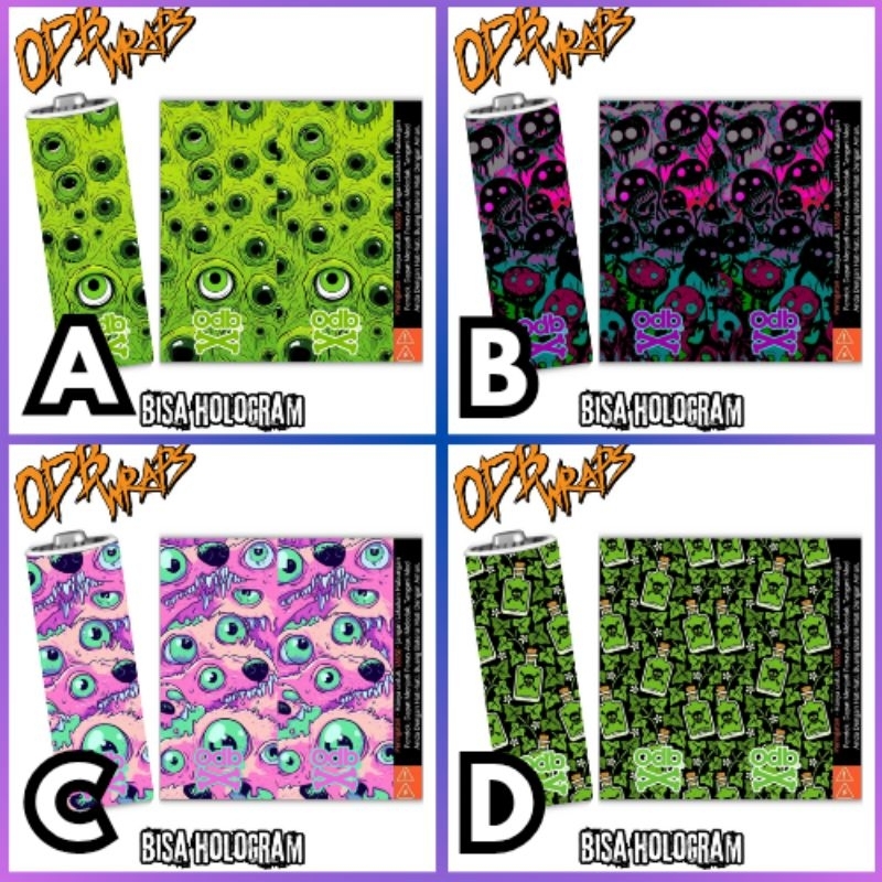 

Holdingskyy - Skin Stiker Wrap Baterai 18650 Motif Pelangi Full Desain Untuk Melindungi Dan Mempercantik Baterai 18650 - Wrap Battery 18650 Full Motif