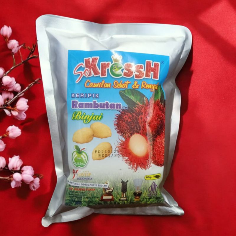 

Keripik buah rambutan (80gr)