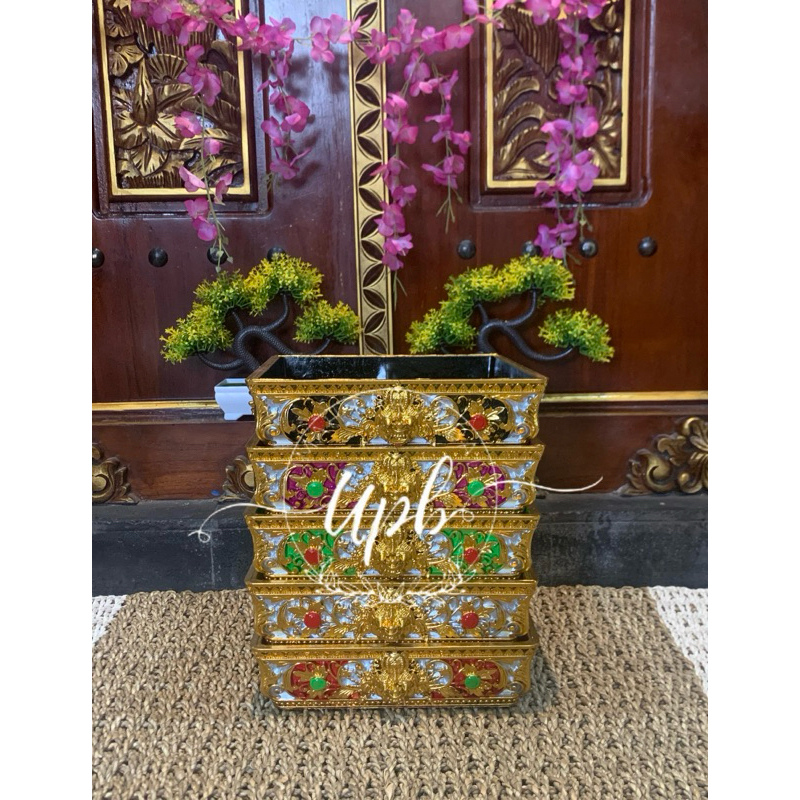 BOKOR KOTAK 25cm + SAAB PRADA ELIT ANTI PECAH