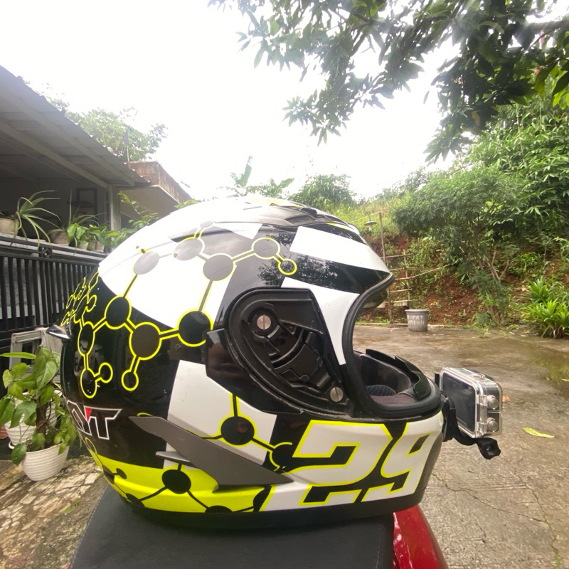 Preloved Helm KYT Vendetta 2 Iannone Free Kamera Ezviz