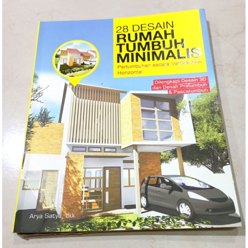 ( OBRAL ) BUKU DESAIN ARSITEKTUR // DESAIN RUMAH // 28 DESAIN RUMAH TUMBUH MINIMALIS // ORIGINAL
