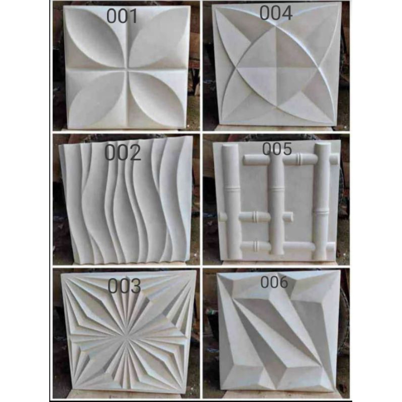 wallpanel dinding / wallpanel beton / wallpanel 3d / wallpanel 50x50