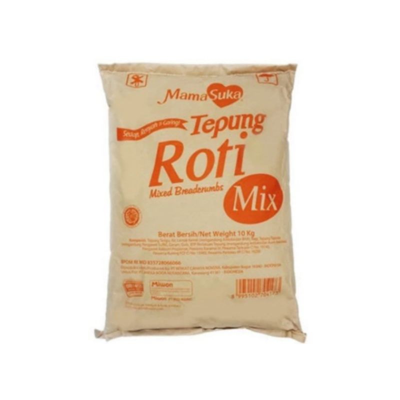 

Tepung Panir Roti Mix Mama Suka 10Kg