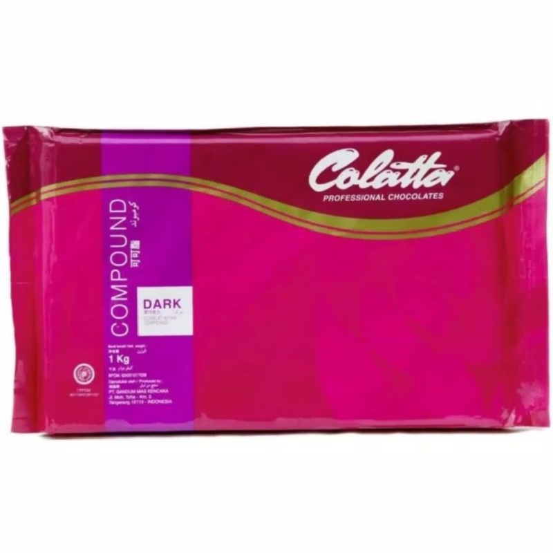 

Colatta Dark Chocolate 1 Kg | Colatta Compound | Coklat | Chocolate