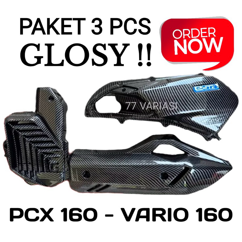 PAKET CARBON PCX 160 3 PCS paket carbon pcx 160 3 pcs paket carbon vario 160 paketan carbon pcx 160