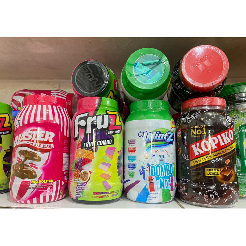 

Permen Toples Blaster / Fruzz / Mintz / Kopiko / Tamarin