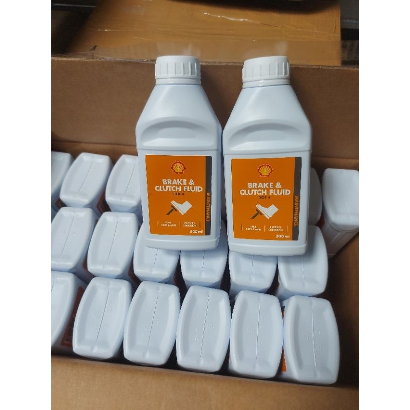 SHELL MINYAK REM DOT 4 KEMASAN 500ML