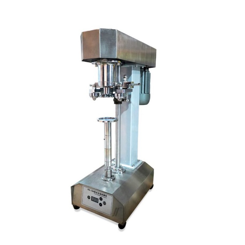 PET Can Sealing Machine Semi Automatic Stainless alat seal botol kaleng mesin tutup pet can