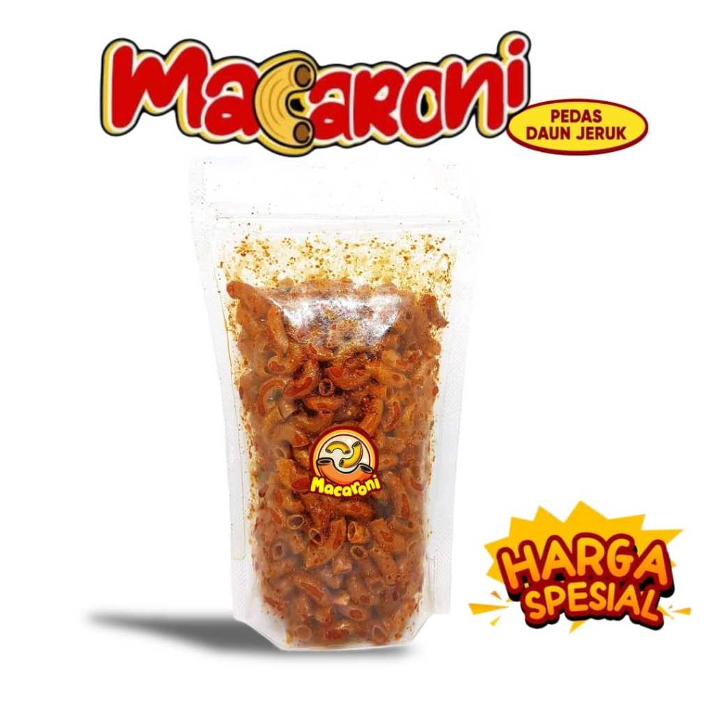 

Makroni Bantet Cikruh 250 Grm Bumbu Pedas Daun Jeruk - Makroni Bantet Cemilan Food Snack