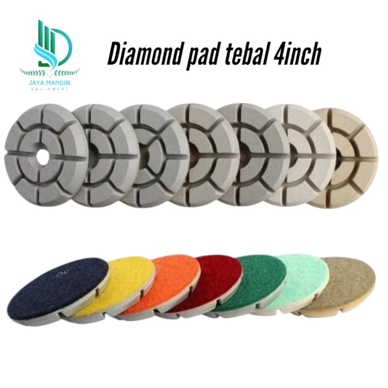 Diamond pad poles marmer granit terasso beton semen/ diamond pad bevel / diamond pad tebal
