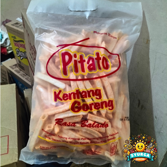 

Pitato Kentang Goreng Balado Ball (isi 12@250gr)