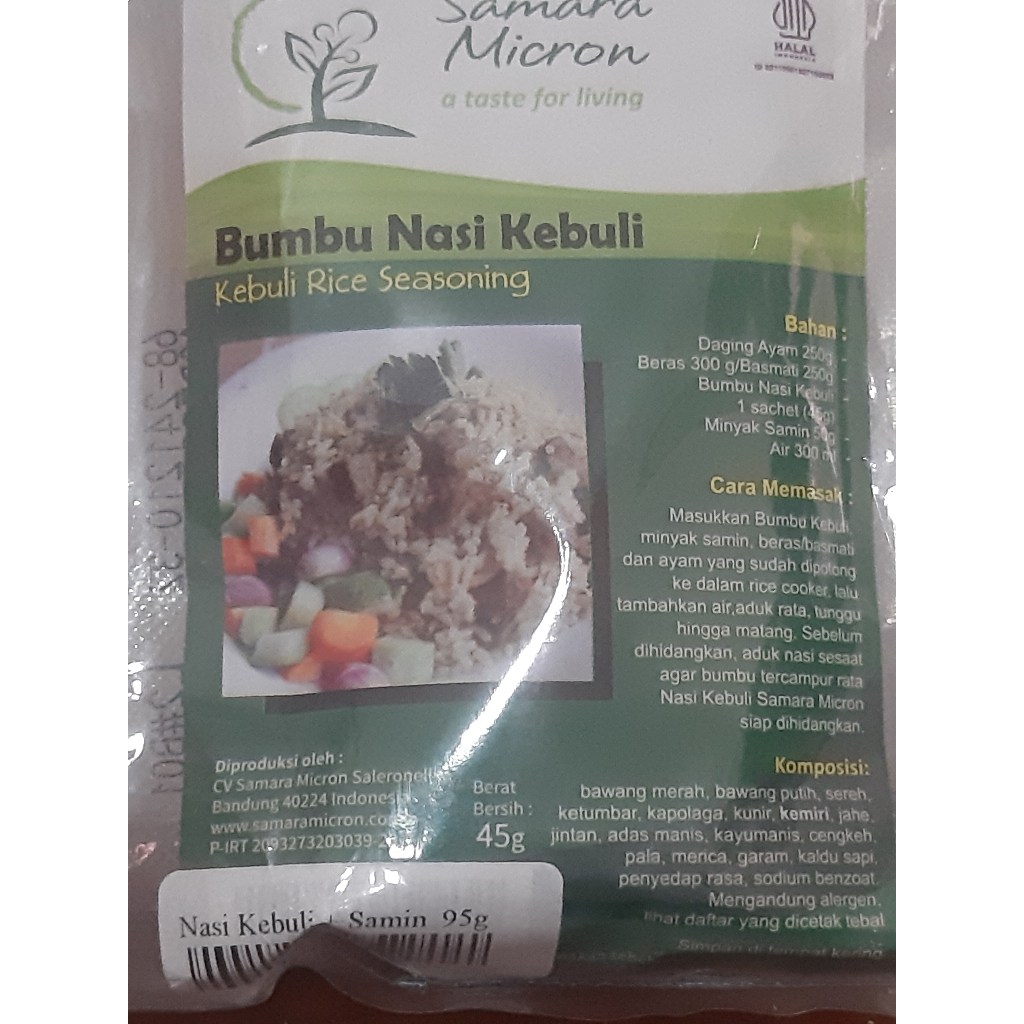 

Bumbu Nasi Kebuli + Samin