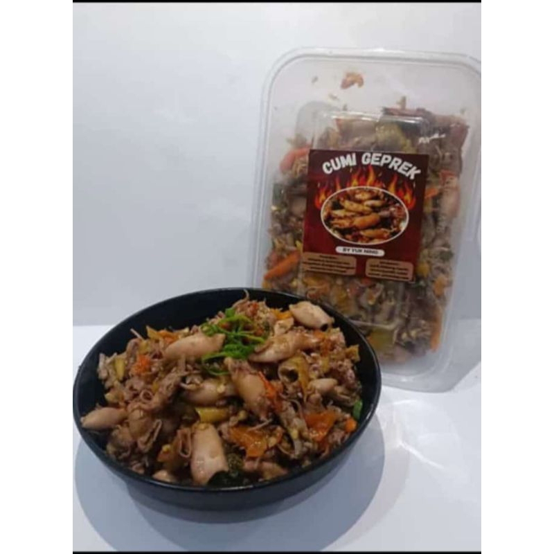 

cumi sambal geprek kemasan thinwall 500gr