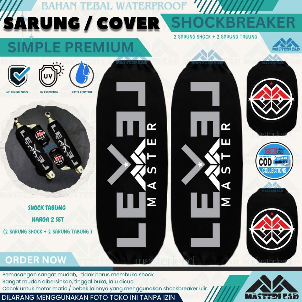 Sarung Tabung Shock Shockbreaker NMax Aerox Jupiter Supra x Blade Revo Xmax Ohlins YSS WP KTC Kytaco