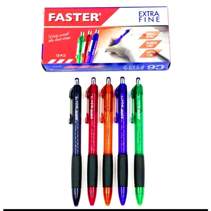 

Pulpen Faster C6 Cetek 0.5 mm Hitam