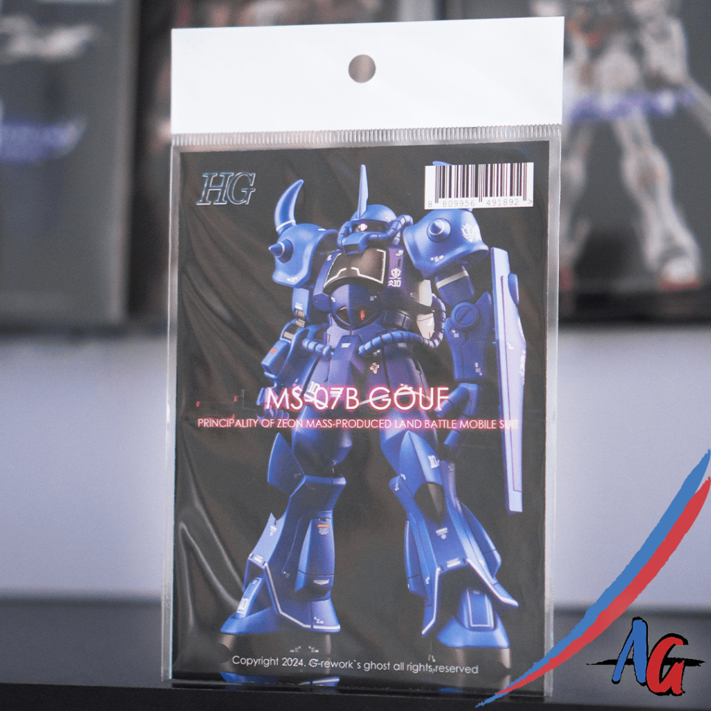G-Rework HG Gouf Water Decal Sticker