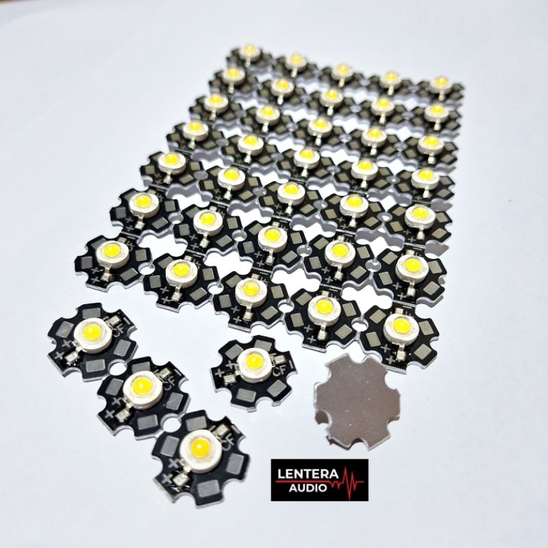 Led Hpl / High Power Led 3v 5 Watt  + Hs Led HPL Komplit pendingin