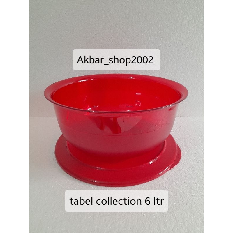 Table collection 6 liter tupperware