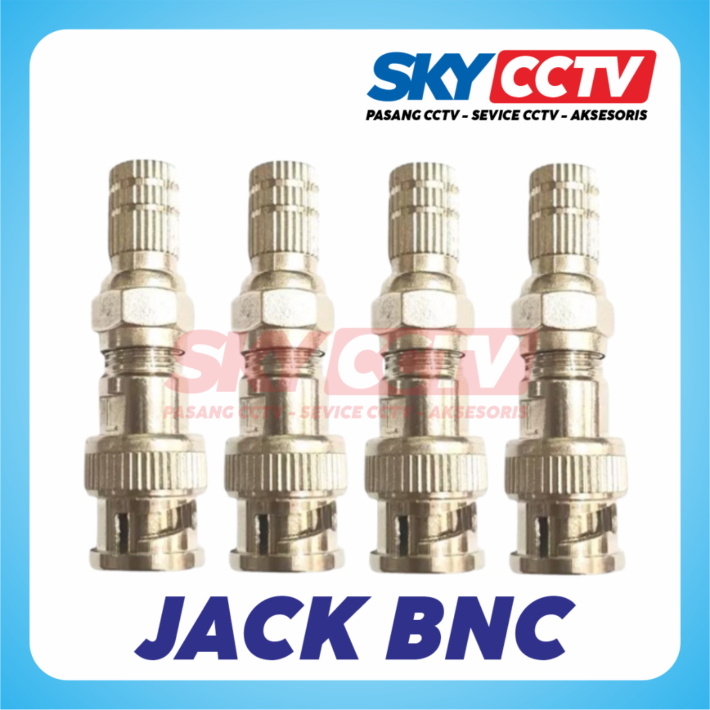Jack BNC Grade A, BNC CCTV, BNC Antena, Aksesoris CCTV, SKY CCTV