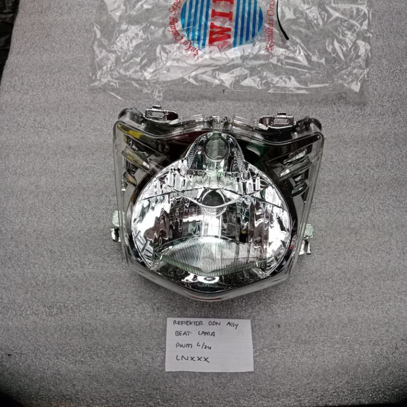 Lampu Depan Headlamp Reflektor Beat Lama Beat 2010 Karbu