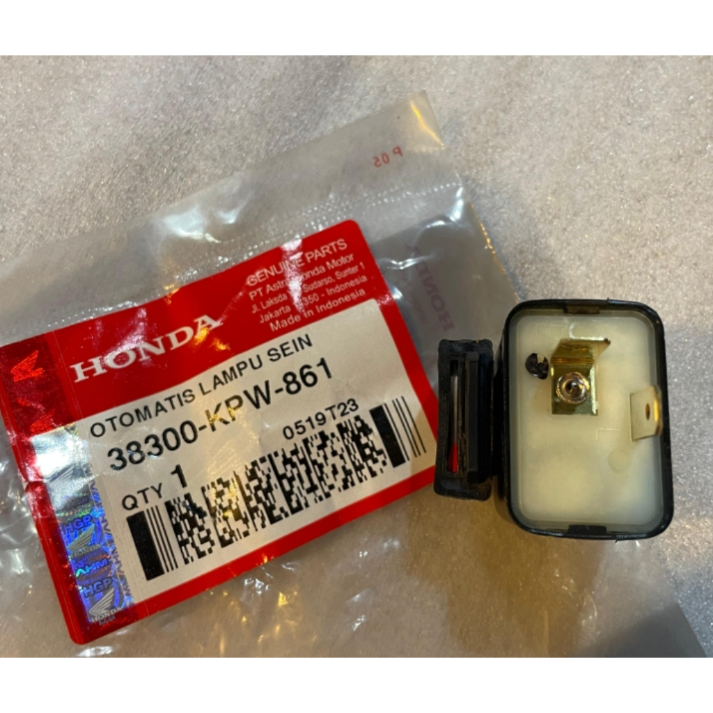 Relay Assy Winker Sein Beat Karbu Supra Kirana Ori Honda AHM 38300KPW861