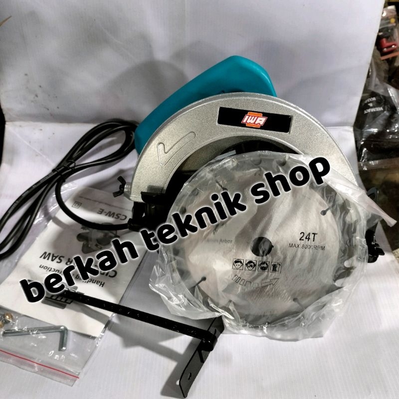 MESIN GERGAJI 7" gergaji kayu besi aluminium mesin circular circle 7"