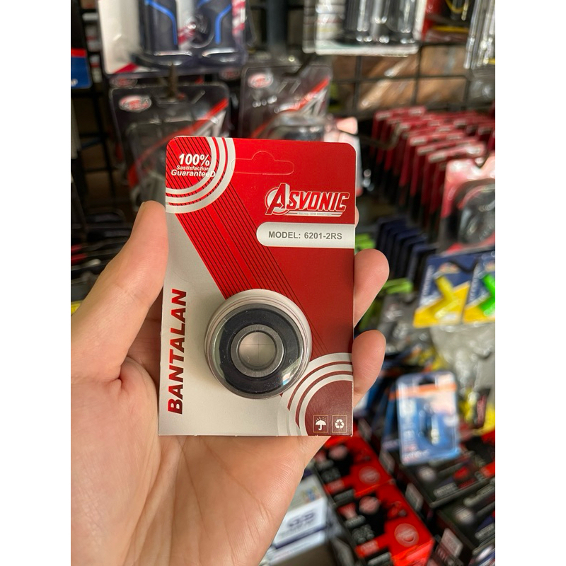 BEARING LAHAR 6201-RS  (BEARING RODA DEPAN MOTOR HONDA)