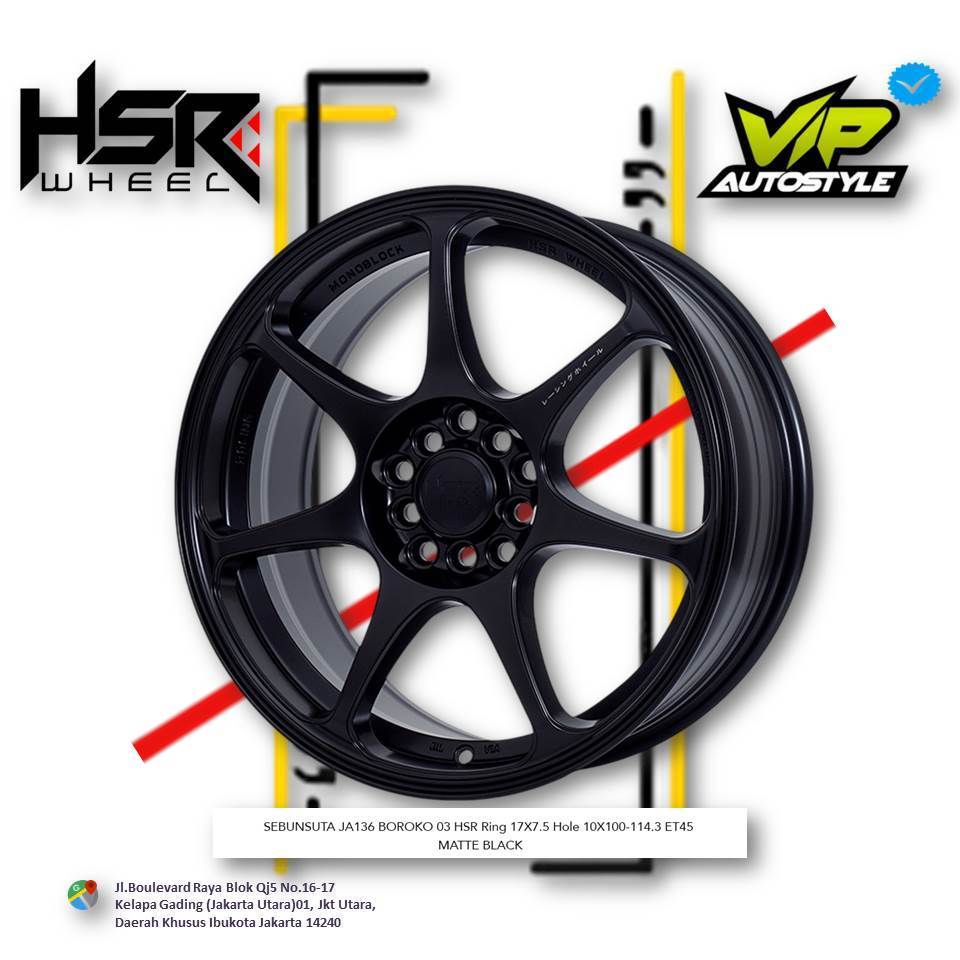 VELG MOBIL MODIFIKASI ALTIS SIENTA CAMRY INNOVA RING 17 HRV BRV WRV R17 HSR SEBUNSUTA BLACK
