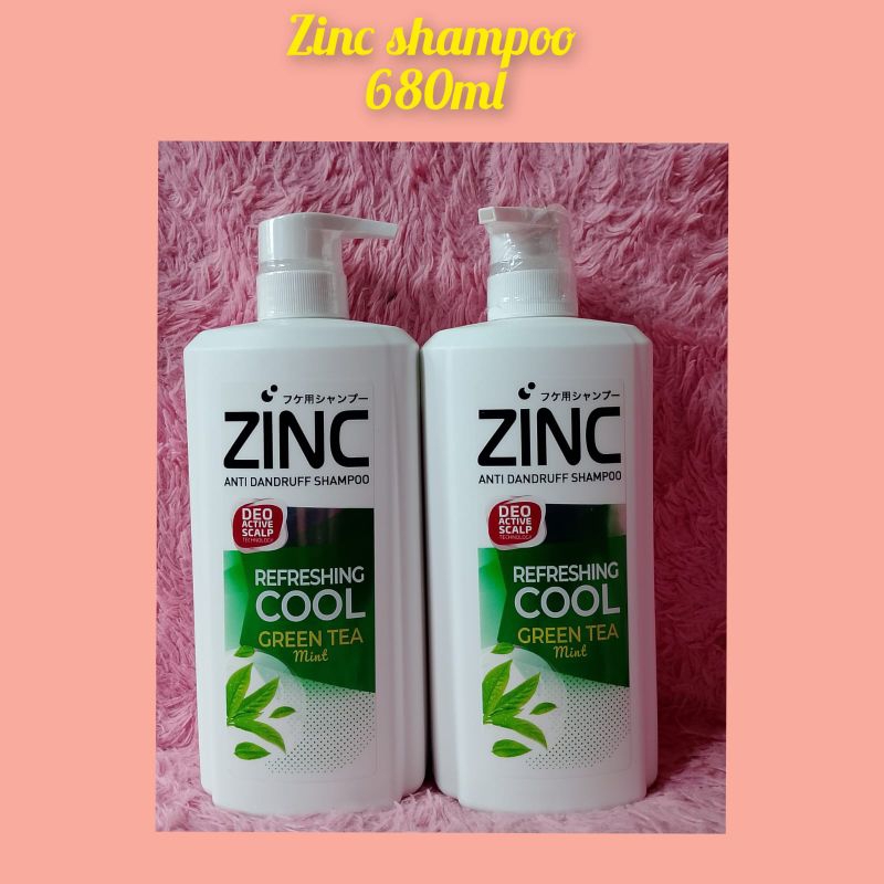 Zinc shampoo refreshing cool 680ml / shampo Zinc jumbo/ zinc / sampo zing/ sampo jing
