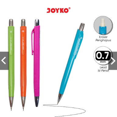 

1 LUSIN ISI 12 Mechanical Pencil Pensil Mekanik Joyko MP-50 0.7 mm