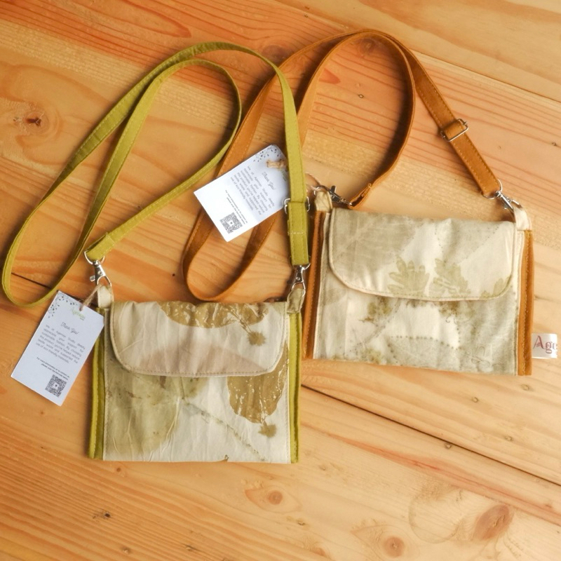 Ageman Tas Selempang Ecoprint