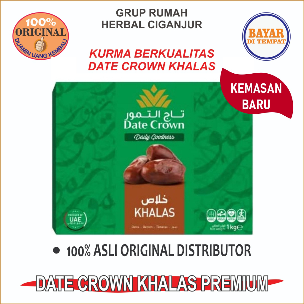 

Kurma DATE CROWN KHALAS 1KG