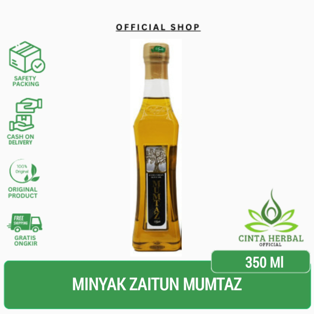Minyak Zaitun Mumtaz 350 ML | Zaitun Extra Virgin Mumtaz Original