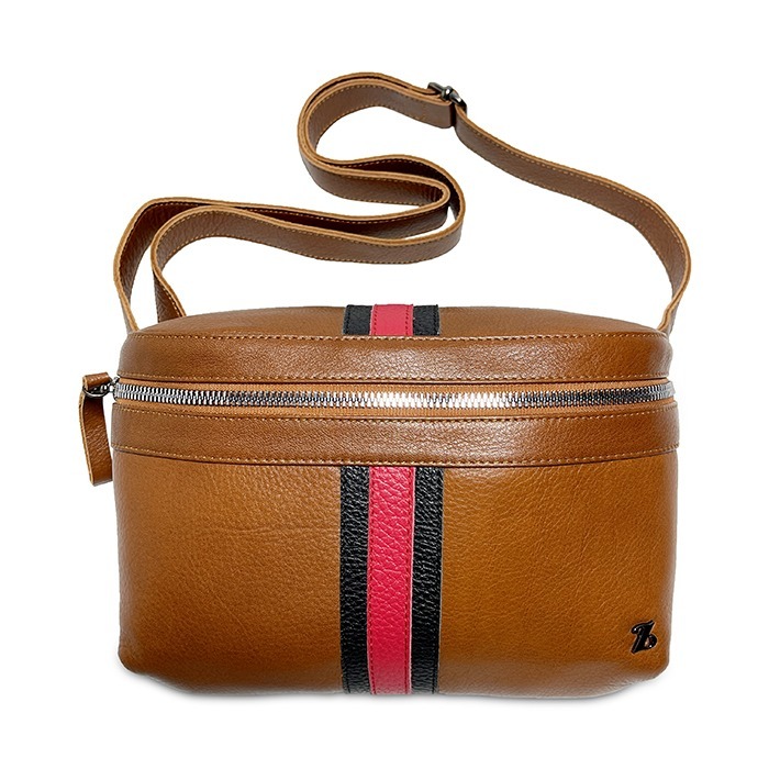 Tas Selempang Weistbag Pria / Wanita Bahan 100% Kulit Sapi Asli Garut