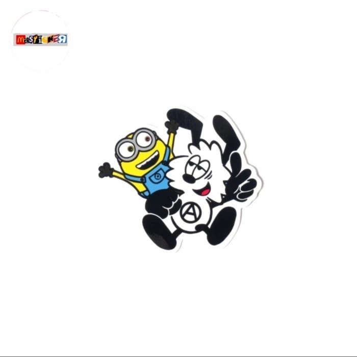 

sticker Verdy x minions vick graphic art diecut stiker