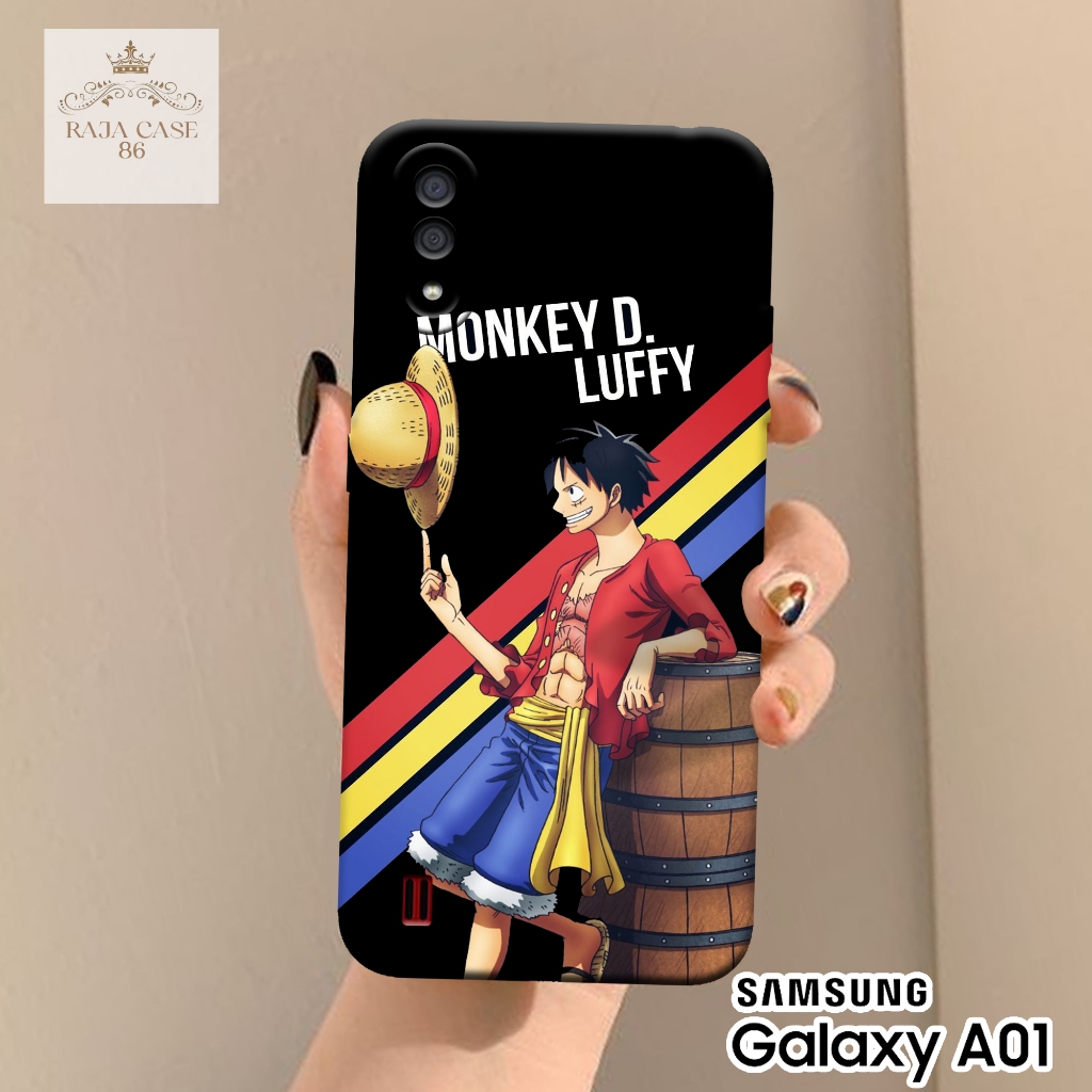 Softcase Samsung Galaxy A01 - Rajacase - Case Samsung Galaxy A01 - Motif Case Anime - Case Samsung G