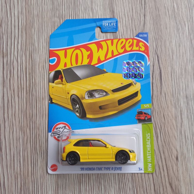 hot wheels 99 honda civic type r ek9 factory sealed fs 2022